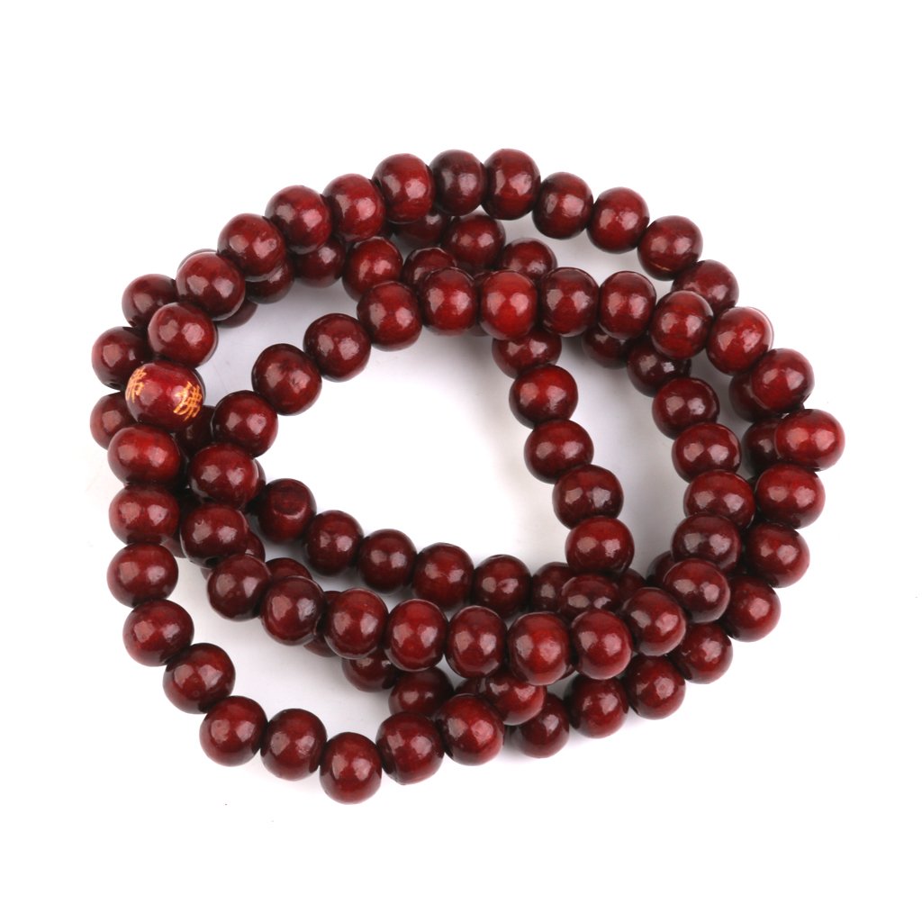 Wood with Beads Buddhist Bracelet for Women (Red) (B01DW8FSJY) Amazon Price History, Amazon Price Tracker
