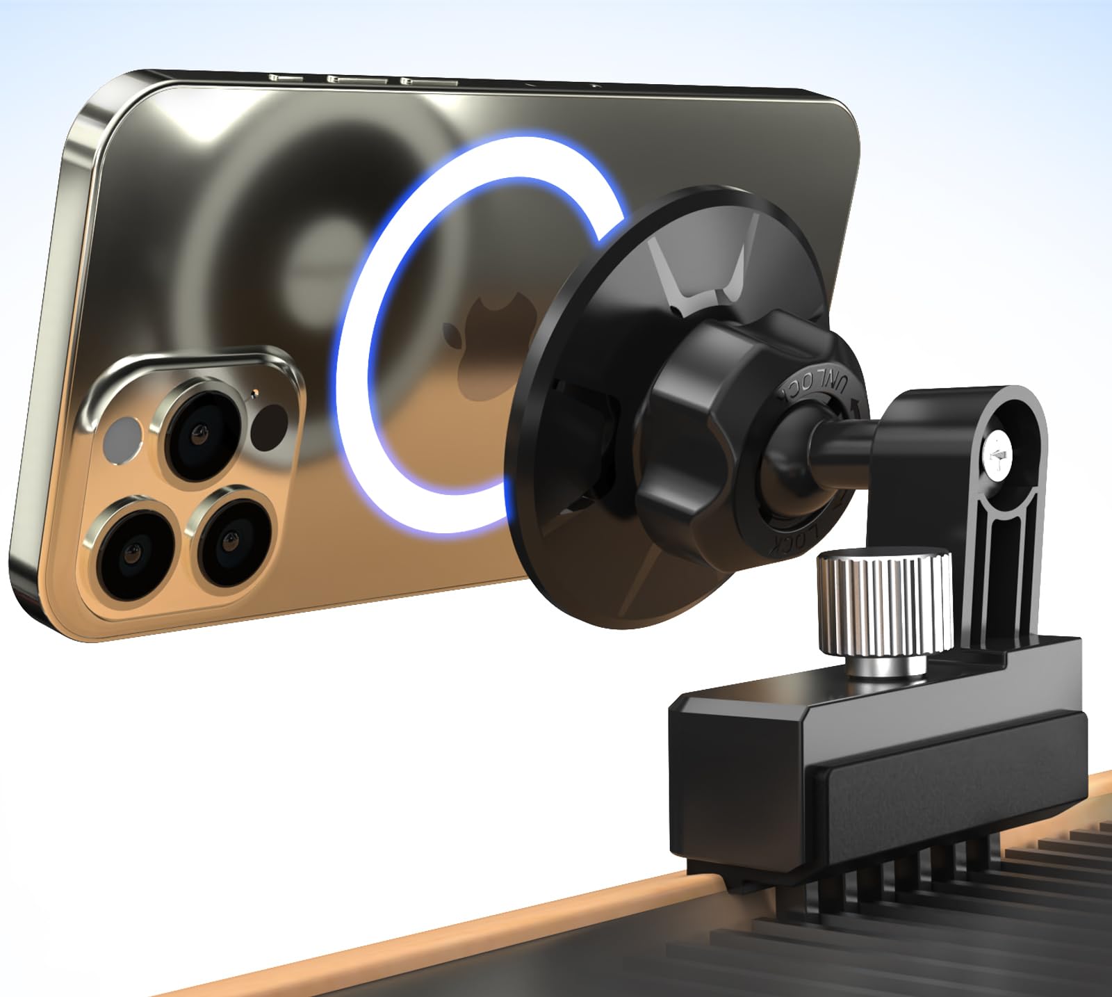 Charchendo Car Vent Phone Holder for Tesla Model 3/Y with MagSafe, Tesla Phone Mount with Strong Magnetic Anti Shake Compatible with iPhone 15 14 13 12 Pro Plus Max Mini and All Phones