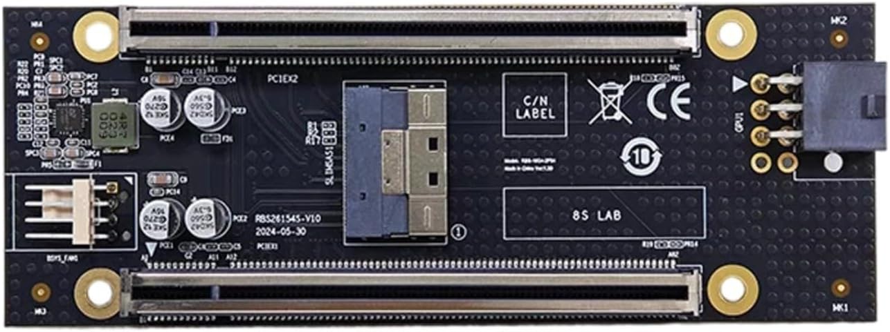 パッシブ冷却 PCIe 4 X16 スプリッター カードは、マザーボード互換性のある 4 つの M.2 スロットを作成するメタル P