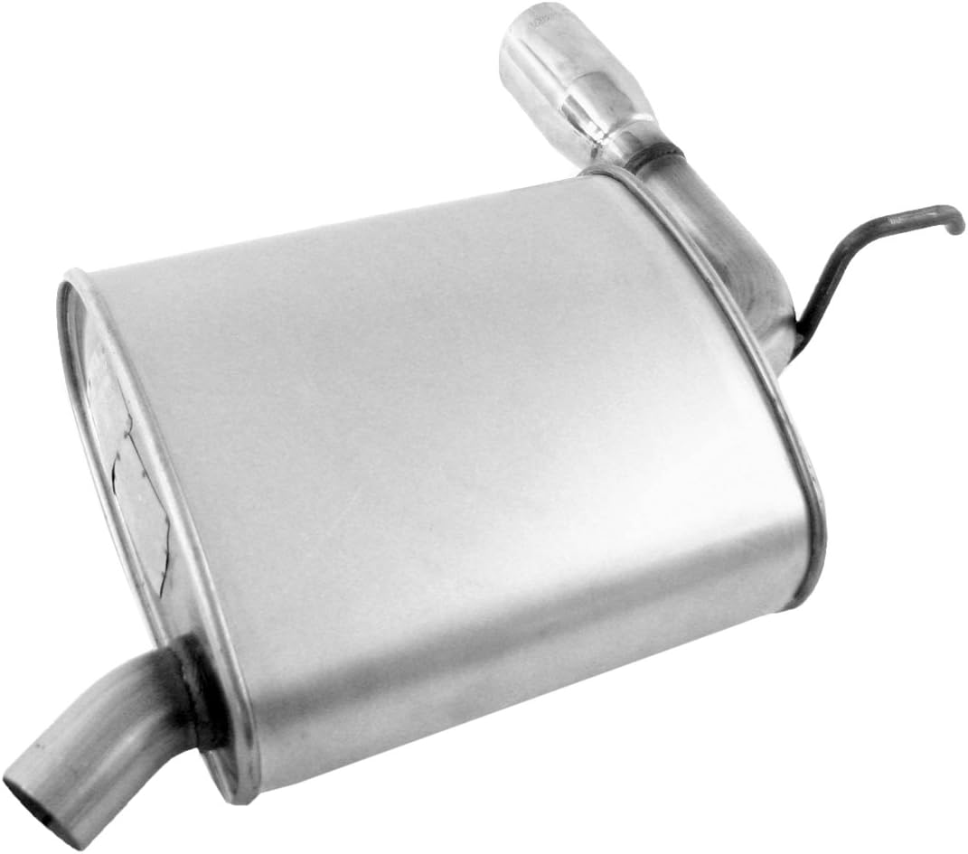 Walker Quiet-Flow SS 52469 Direct Fit Exhaust Muffler Assembly 2" Inlet (OD) 3" Outlet (OD) for Ford Edge