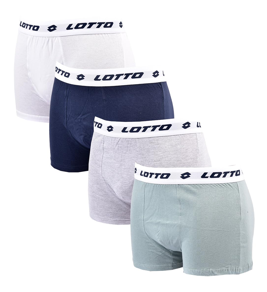 Lotto - Boxers - Men's Boxer Shorts Pack of 4 Gray