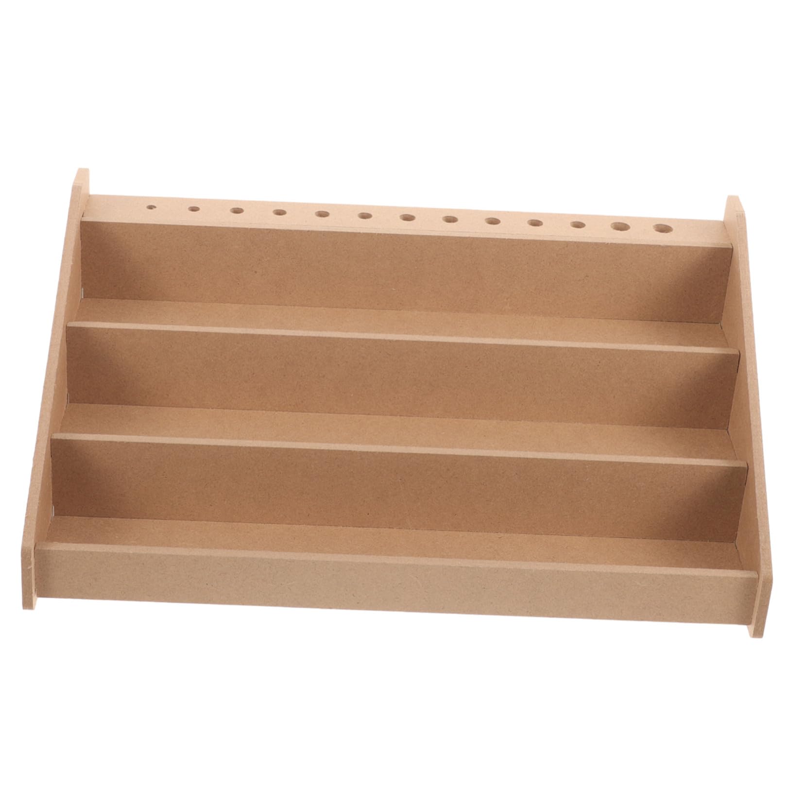 Porte-pinceaux multi-usage Gatuida avec support d'encres en bois