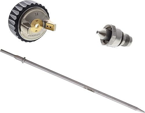 Miniatura 4 de Juego solo de aguja, boquilla de fluido y tapa de aire de 0.06 pulgadas. Se adapta a una pistola de pulverización a presión Master Elite PRO-55