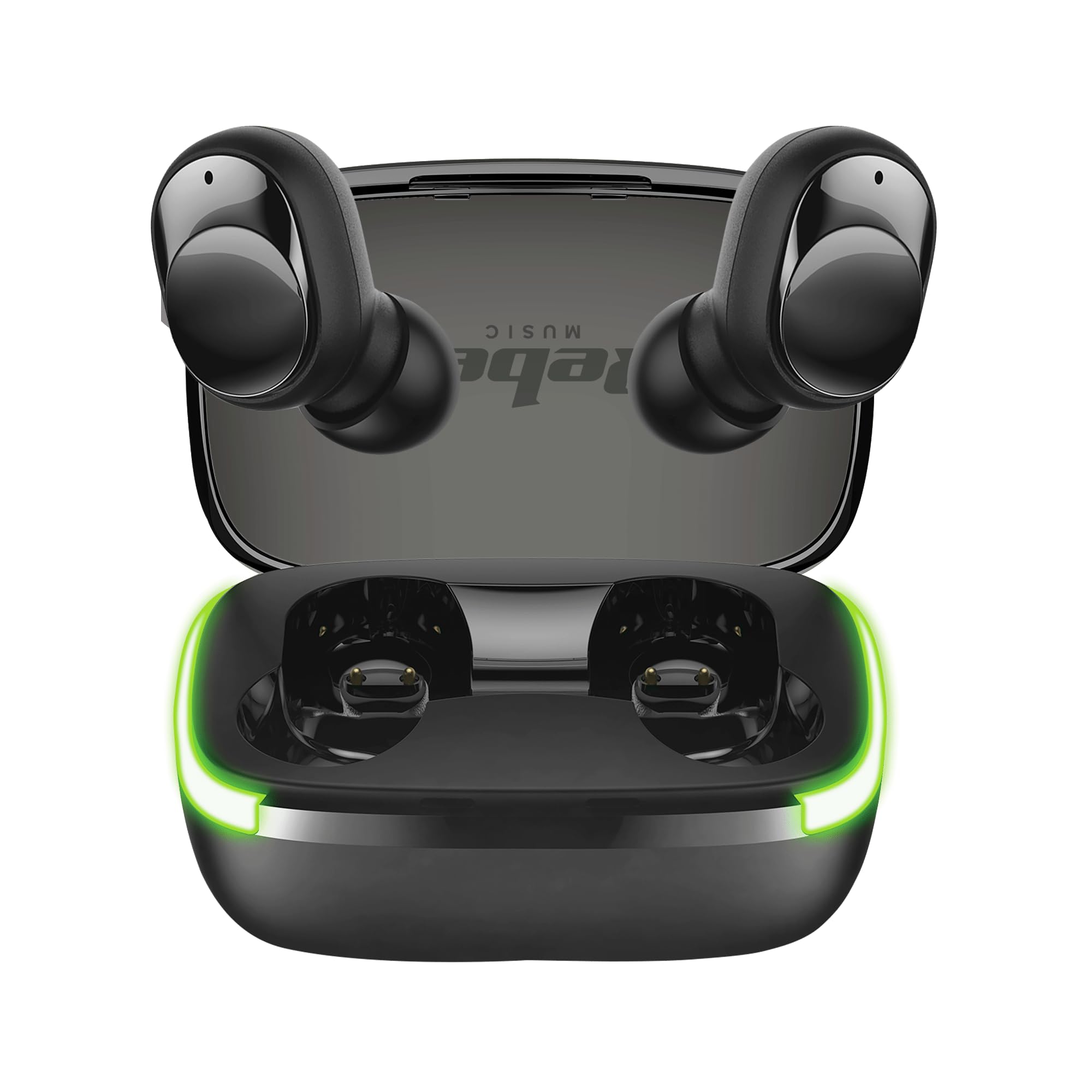 Rebel Bezprzewodowe Słuchawki Dokanałowe TWS-Y60 z Etui Ładującym Bluetooth 5.3 Wbudowany Mikrofon SLU0059