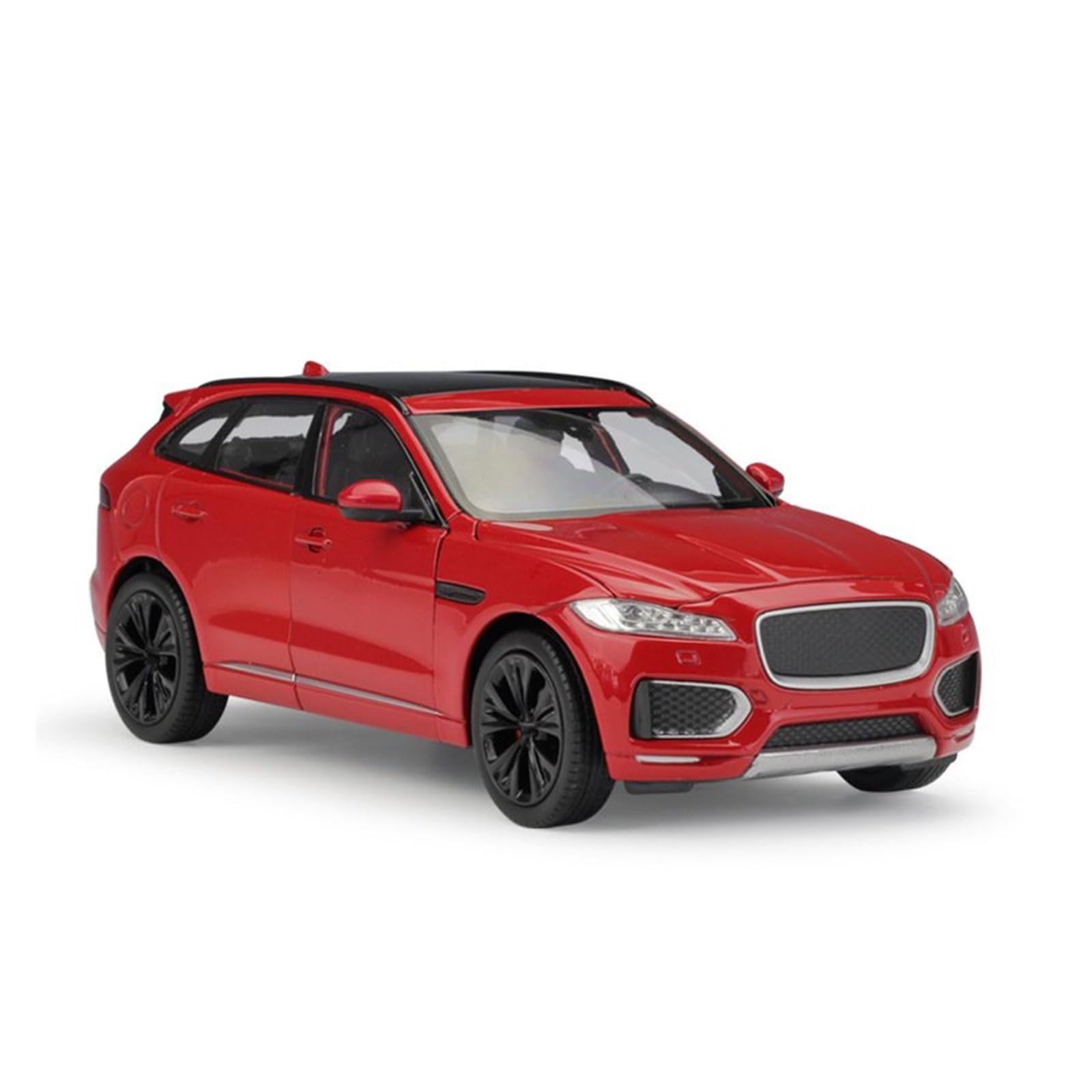 AUDSNI Die-Cast Diecast Car Model 1:24 For JAGUAR For F-Pace Alloy Model Diecasts Metal Vehicles(Red)