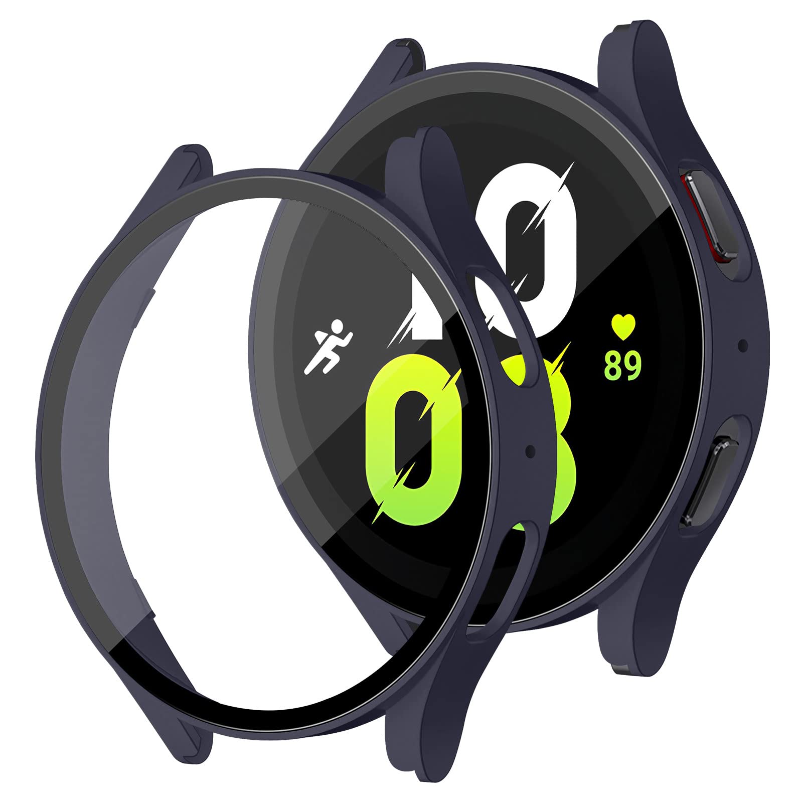 Amazon.co.jp: ケース Samsung Galaxy Watch 5 Bluetooth 40mm 44mm  