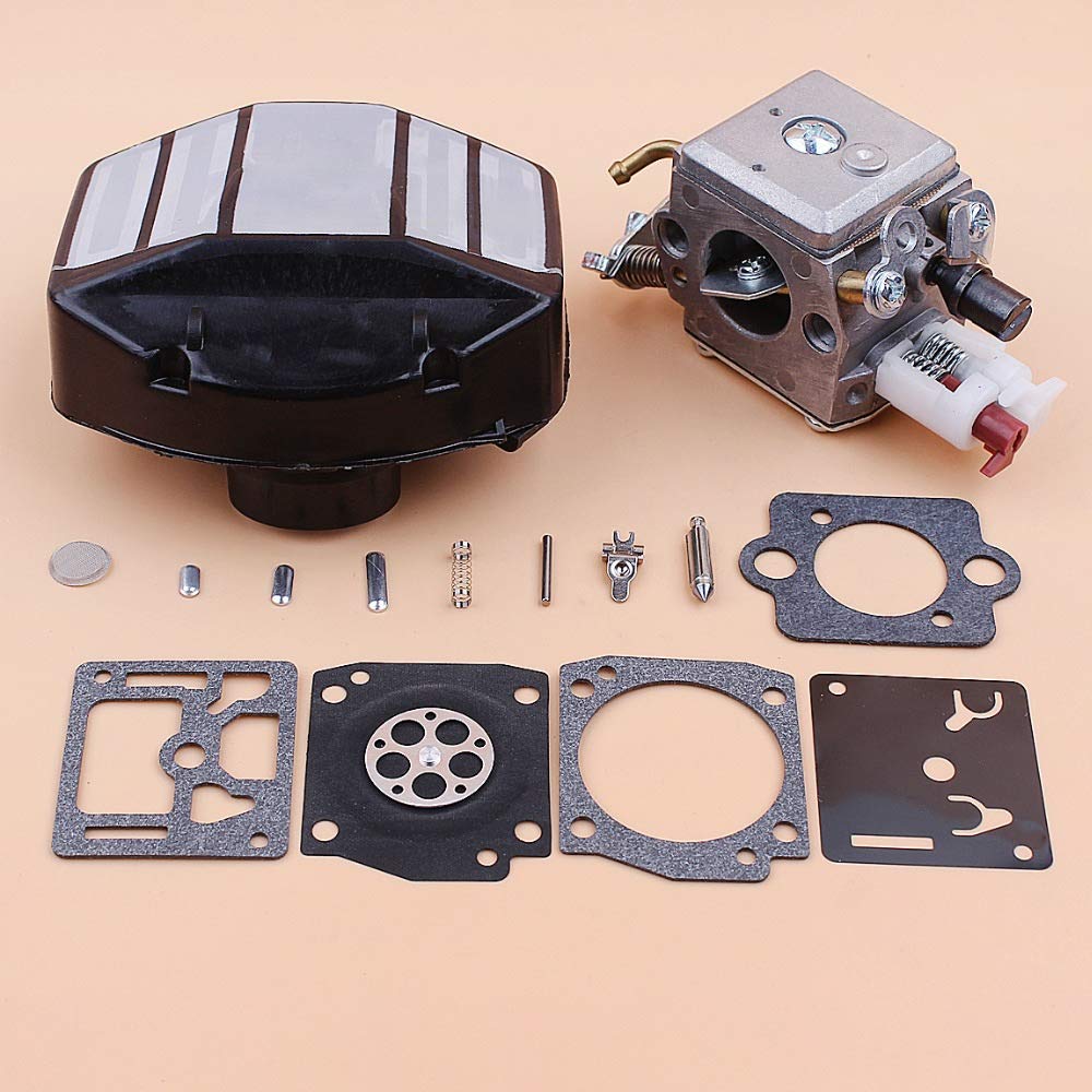 Carburador Carb Filtro de Aire Kit de reparación Compatible con Husqvarna 359357 357XP Jonsered 2159 Motosierras Zama C3-EL18B RB-163 Piezas de Motosierra