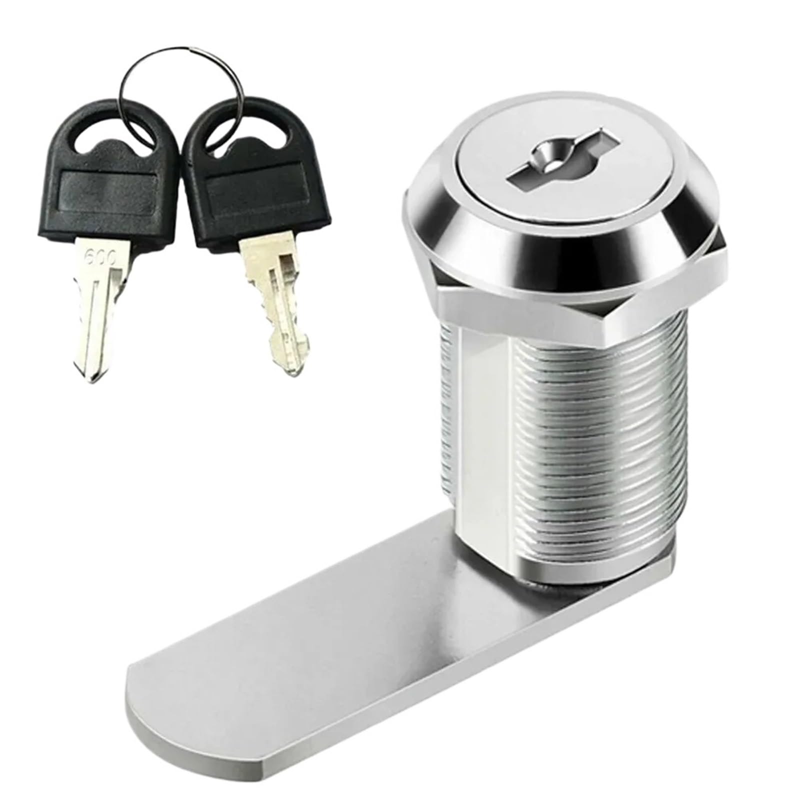 Dsfihjo One Color Mailbox Lock 16-40Mm Cam Lock With 2Key Security Cabinet Door Barrel Drawer Filing Post Mail Box Furniture Locker Cupboard(30Mm)