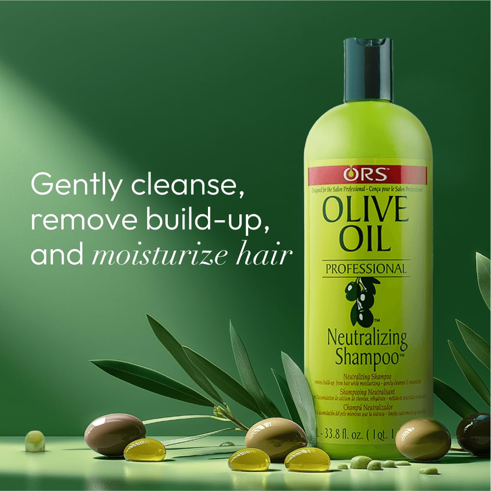 ORS Olive Oil Professional Neutralizing Shampoo 33.8 Ounces (Pack of 2)