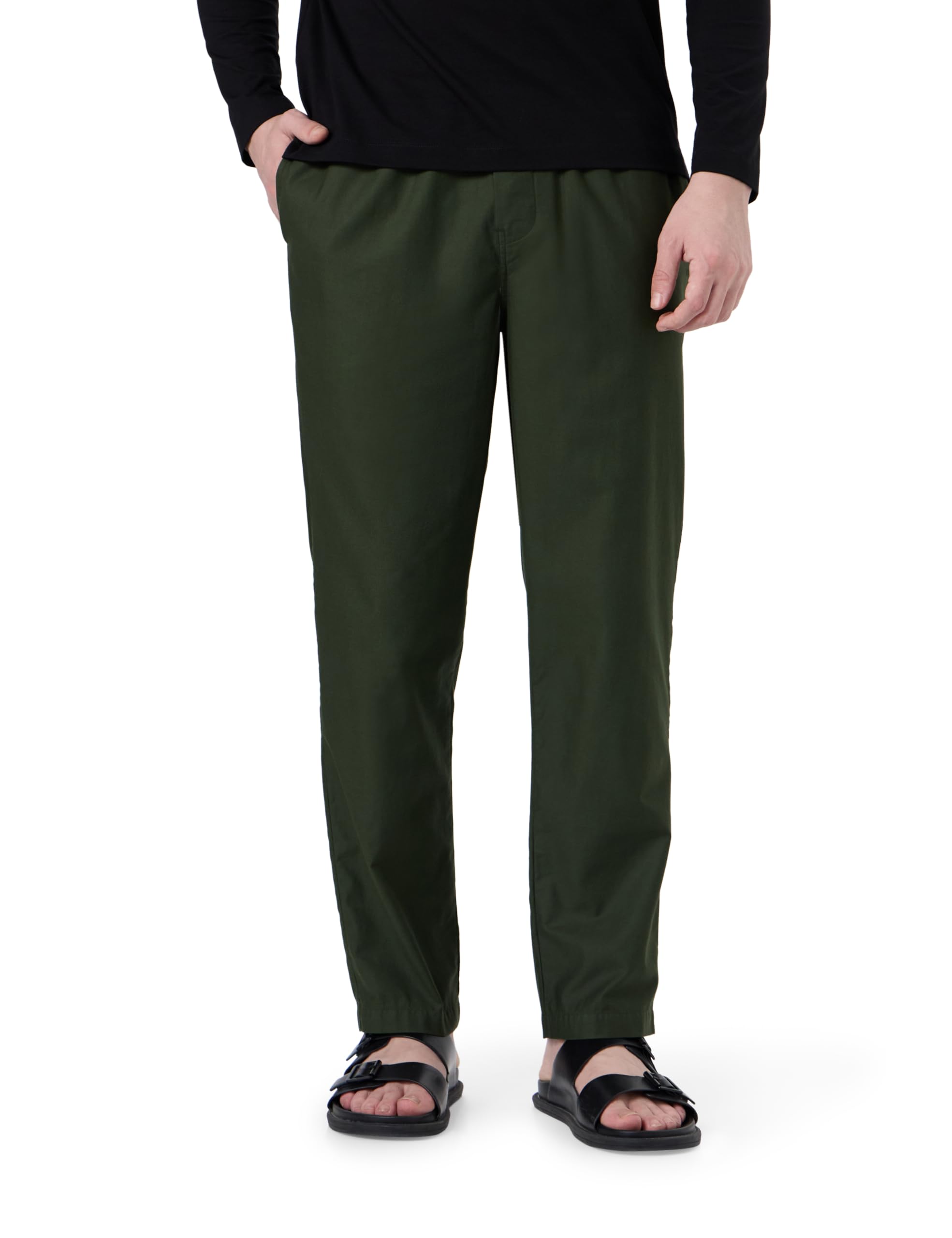 Men's 100% Cotton Super Soft Solid Pyjamas | Elasticated Waistband | Dual Side Pockets | Available in Plus Sizes-image-20