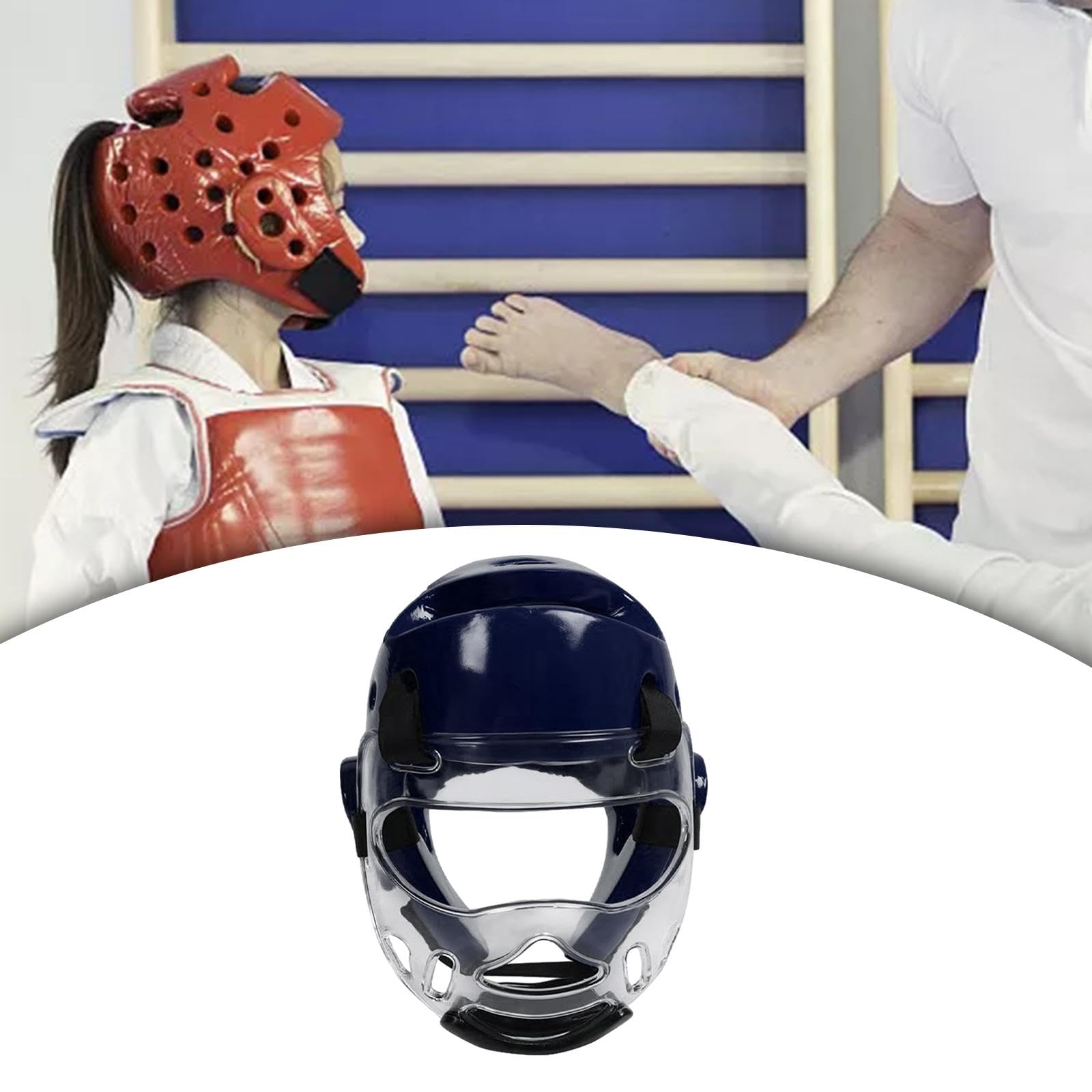 Taekwondo Kopfschutz Mit Abnehmbarer Maske – Für Sparring, Karate, MMA, Kinder & Erwachsene