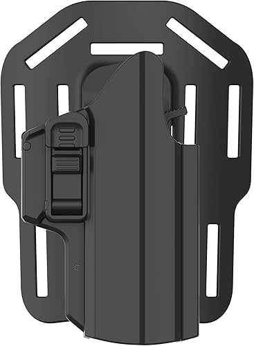 Miniatura 6 de efluky Universal OWB Holster Gun Drop Leg Muslo Policía Seguridad Modular Equipo Sistema de Equipo Duty Cinturón Nylon Set Compatible con Glock, S &