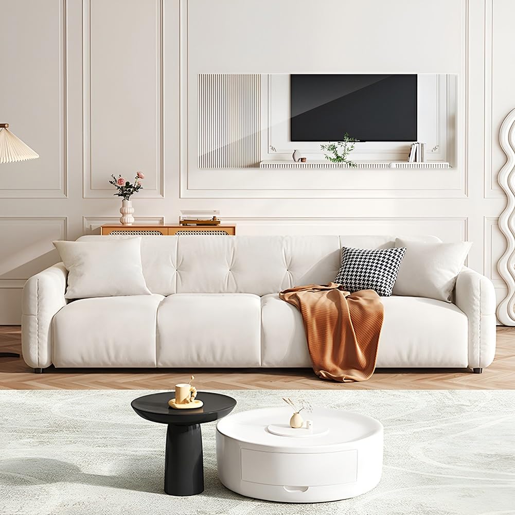 Specchio Senza Cornice da Parete, Specchio da Bagno per Arredamento Moderno, Senza Vetro, Da Appendere Orizzontalmente O Verticalmente(30x80cm/11.8x31.5in)