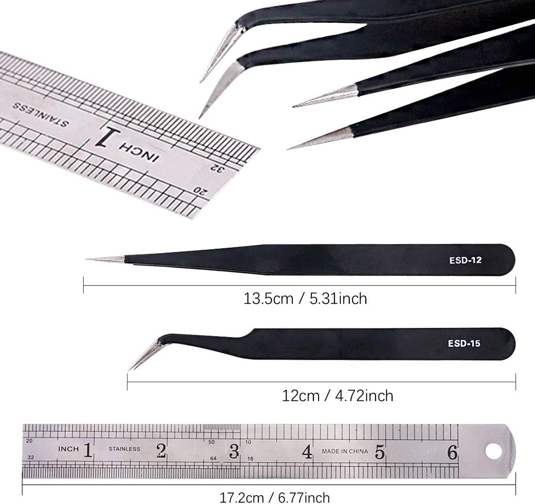 Keadic 29Pcs Modeler Basic Tools Craft Set Model Tools Kit Hobby Building Tools Kit for Professional Model Assemble Building