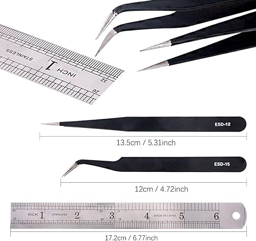 Miniatura 3 de Keadic Juego de herramientas básicas de Gundam Modeler de 29 piezas con una caja de plástico y una bolsa para montar modelos de pasatiempos