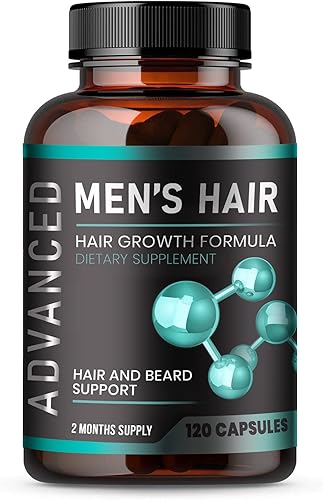 Miniatura 2 de Vitaminas para el crecimiento del cabello para hombres, píldoras contra la pérdida de cabello. Suplemento para el crecimiento del cabello y el