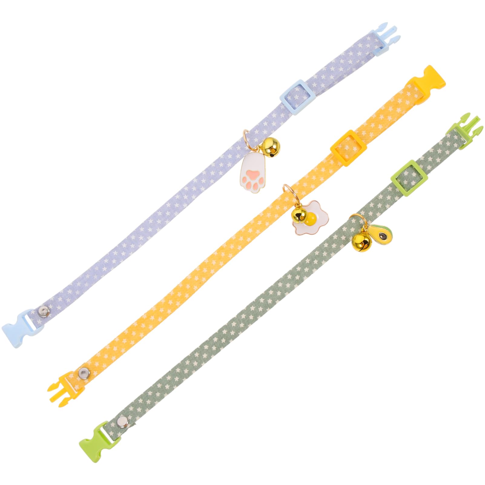 minkissy 12pièces Collier pour Chat avec Pendentif Avocat Kit De Coton Sécurisé pour Et Chiens Accessoires pour Animaux De Compagnie