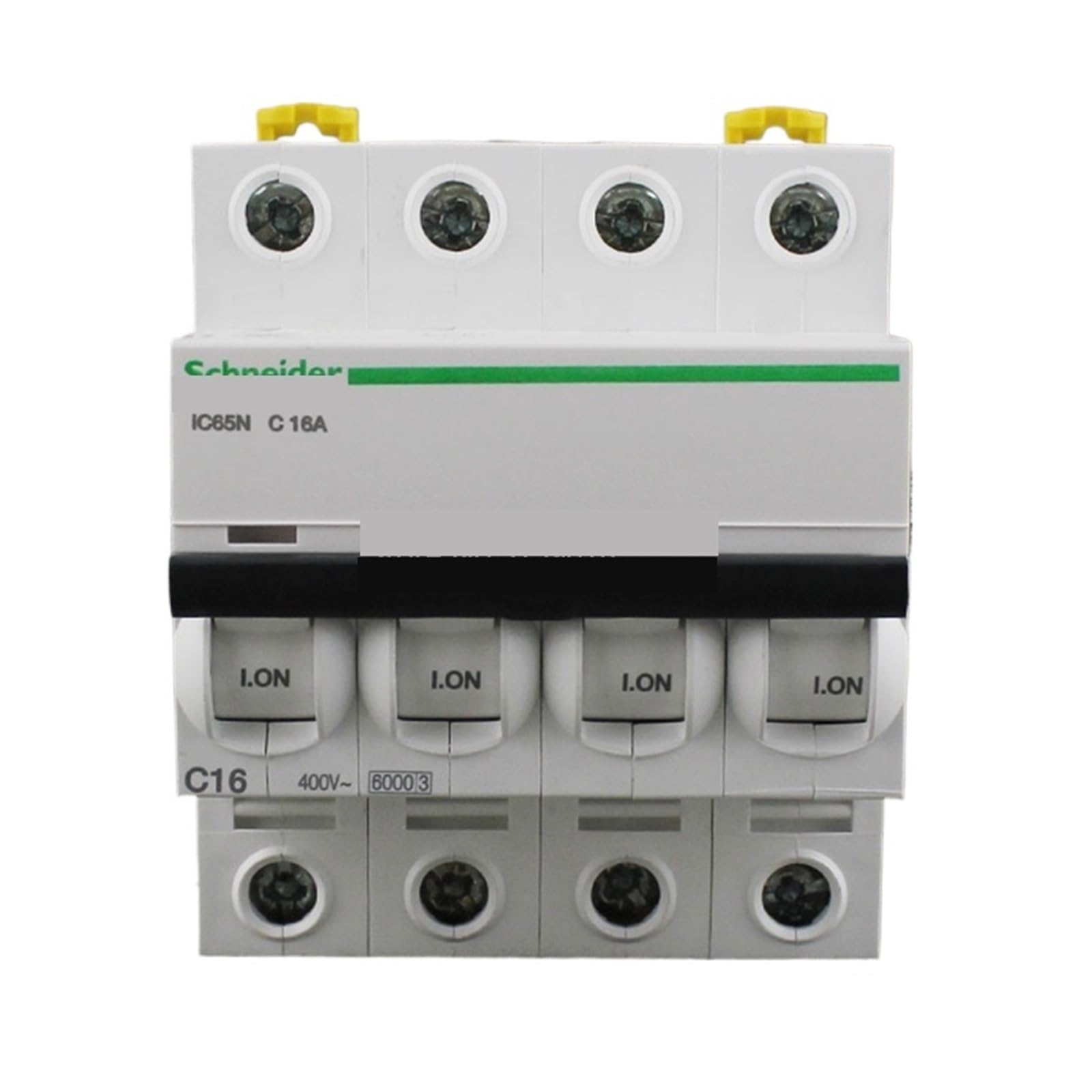 Disjoncteur iC65N 4P C16A Acti 9 Type C idéal pour protéger vos moteurs légers