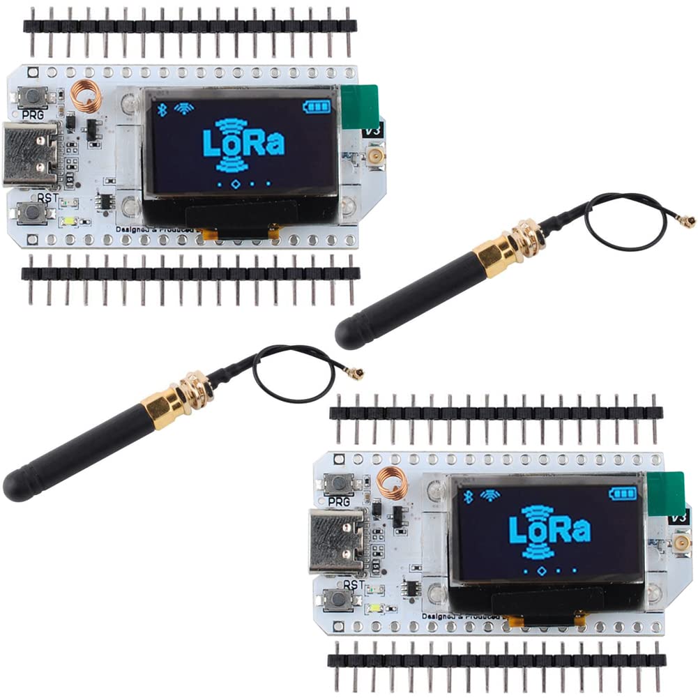 Kit 3 Antenne LoRa 5dBi 868MHz Con Cavo IPEX-SMA – Alto Guadagno Per Meshtastic, ESP32 E HTCC-AB02S