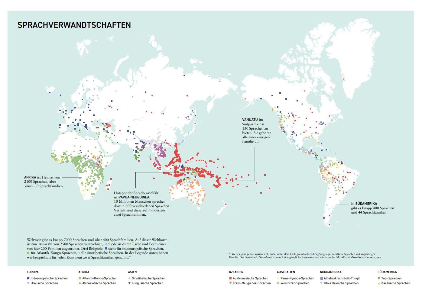 Atlas der vom Aussterben bedrohten Sprachen: Von Nordfriesland bis nach Amazonien