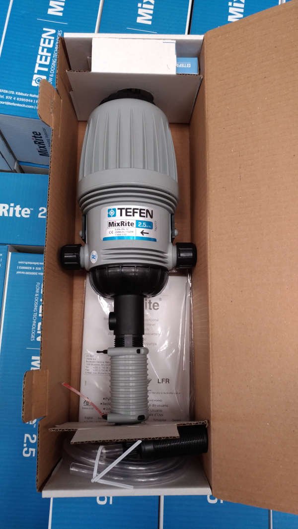 Pompe mixrite tefen 2.5 0.3% -2% doseur irrigation Dosing Pump