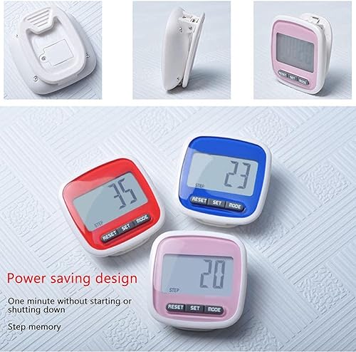Miniatura 9 de WBTY Podómetro simple Pantalla LCD 3D Contador de pasos para caminar Podómetro Correr Pasómetro Contador Pasómetro con Clip