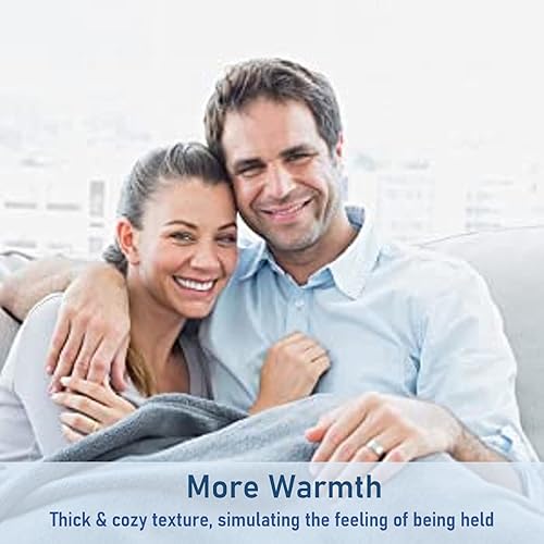 Miniatura 7 de Manta de cama de forro polar, tamaño Queen, ligera, suave, cálida, cómoda, acogedora manta de felpa mullida para todas las estaciones para cama,