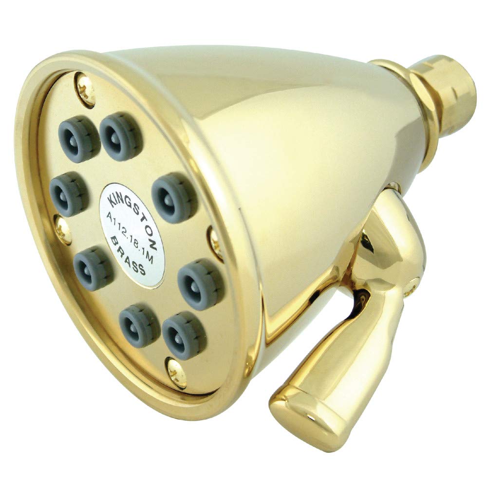 Kingston Brass K139A2 Tasarımcı Trimscape Showerscape Jet Sprey Duş Başlığı, Parlak Pirinç 3,63 x 3,63 x 4,75