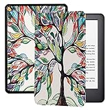 【Matériel】 Fabriqué avec PU + PC. Fabriqué à partir de cuir synthétique durable avec un intérieur doux pour éviter les rayures, les couvertures avant et arrière protègent votre liseuse Kindle des rayures, de la saleté et de la crasse, une doublure antidérapante.