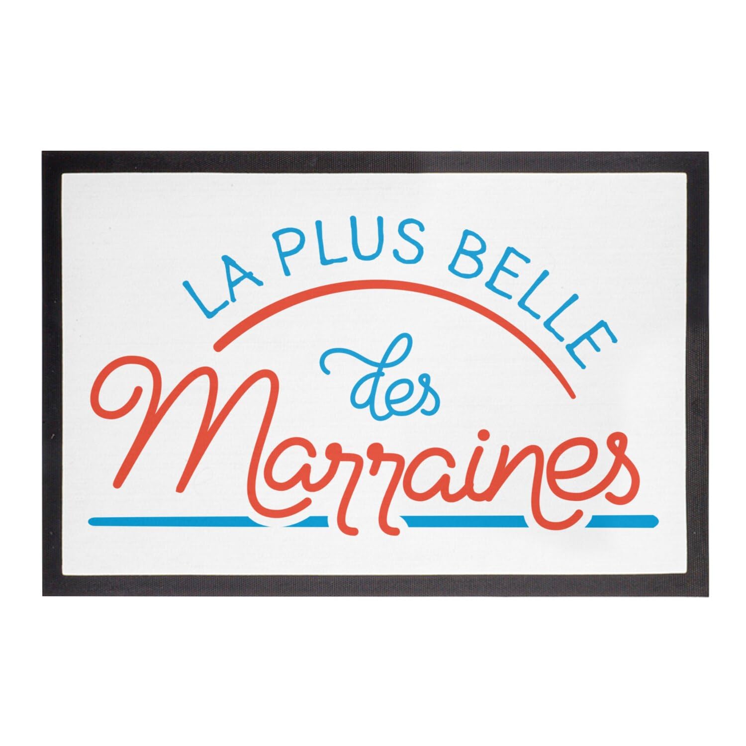 Paillasson Blanc Marraines 75x50cm | Cadeau Idéal Fête des Marraines
