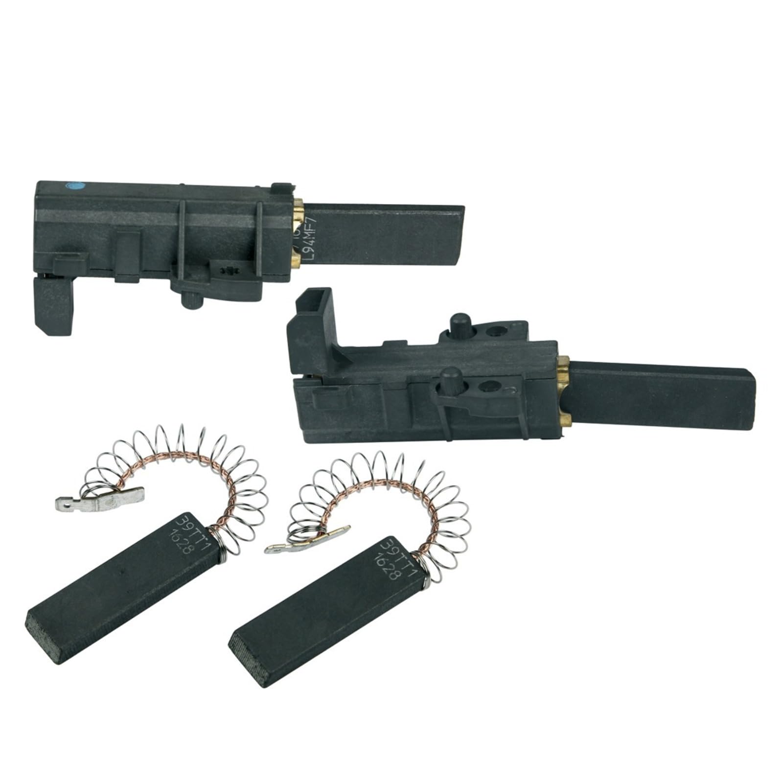 LUTH Premium Profi Parts 2 Paar Kohlen für Askoll + Fedm Motor kompatibel mit Bosch 00639025 für Waschmaschine