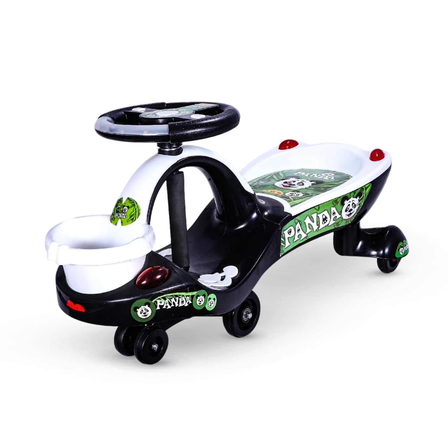 Toyzone Eco Panda Kids Magic Car/Swing Car Ride On(Multicolor)