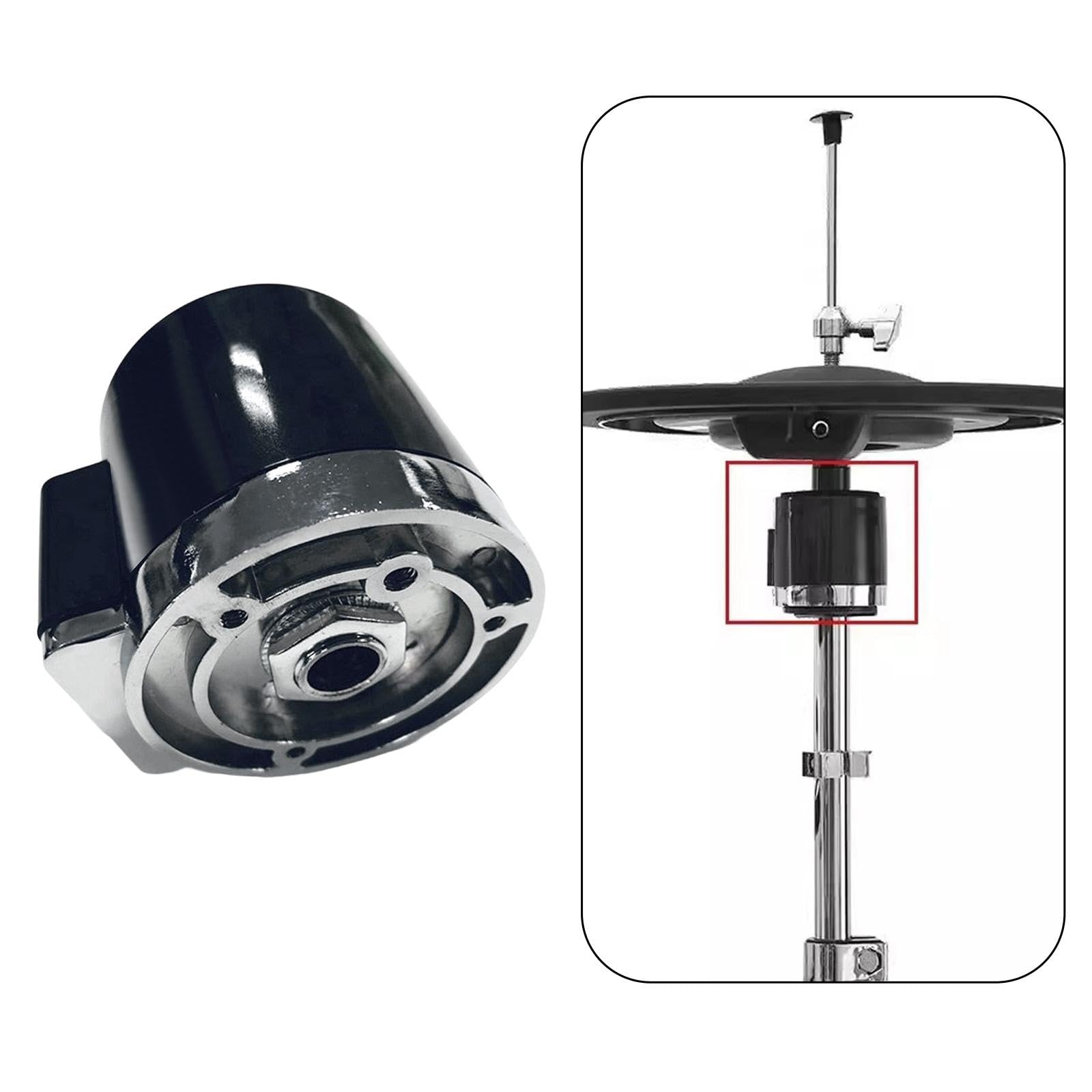 Controller per Piatti Hi-Hat per Batteria Elettronica, Accessori per Charleston in Metallo, Diametro 10 Cm, Offre Prestazioni E Reattive per Batteristi Di Tutti I Livelli