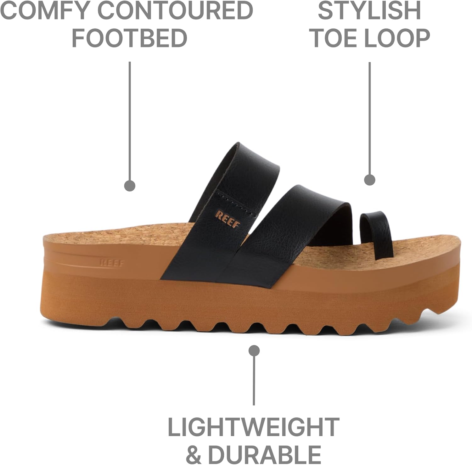 REEF Womens Sandals, Vista Hi Layla - Image 4