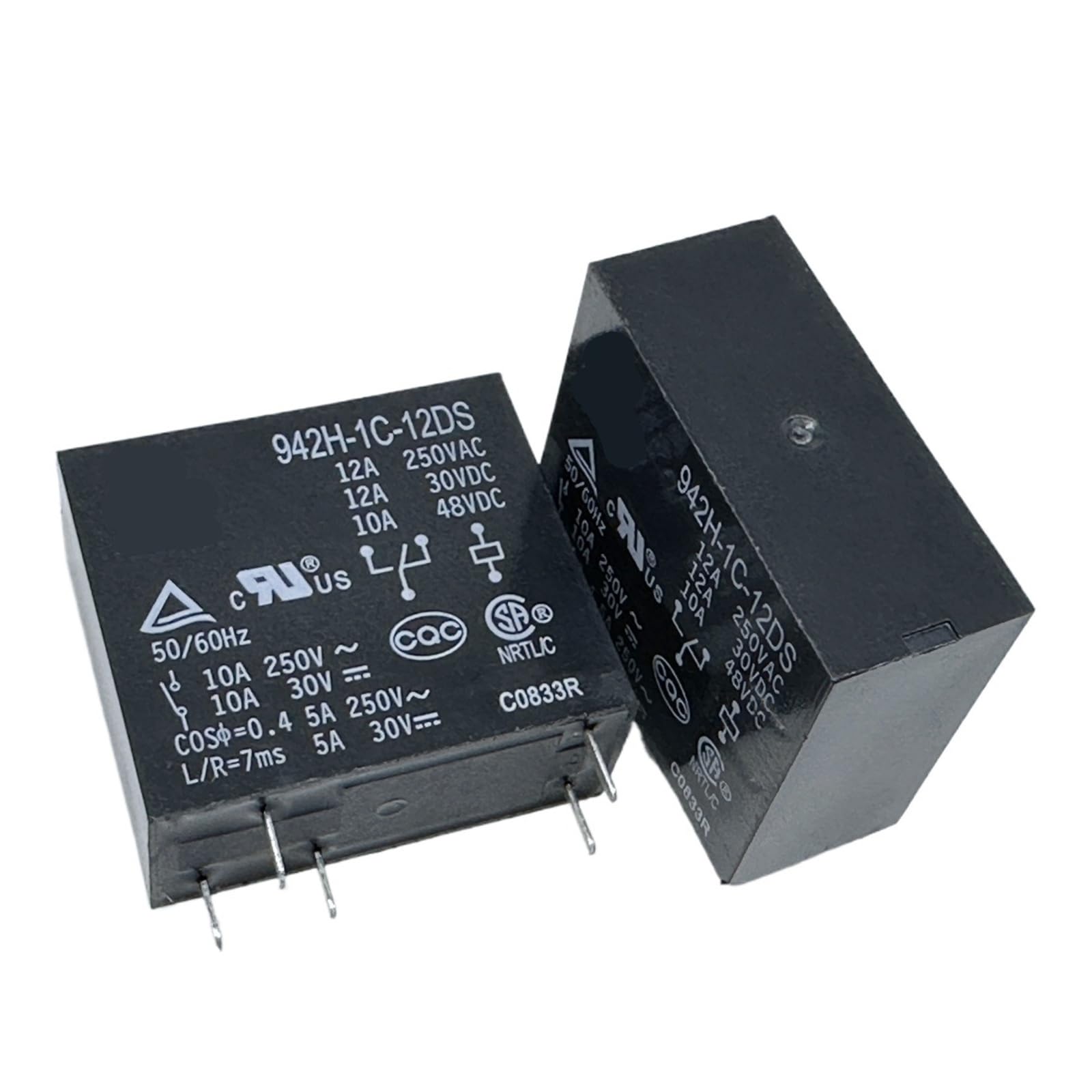 Relé 942H-1C-12DS G2RC5-12V-12A componente electrónico de 5 pines 12V 12A 3