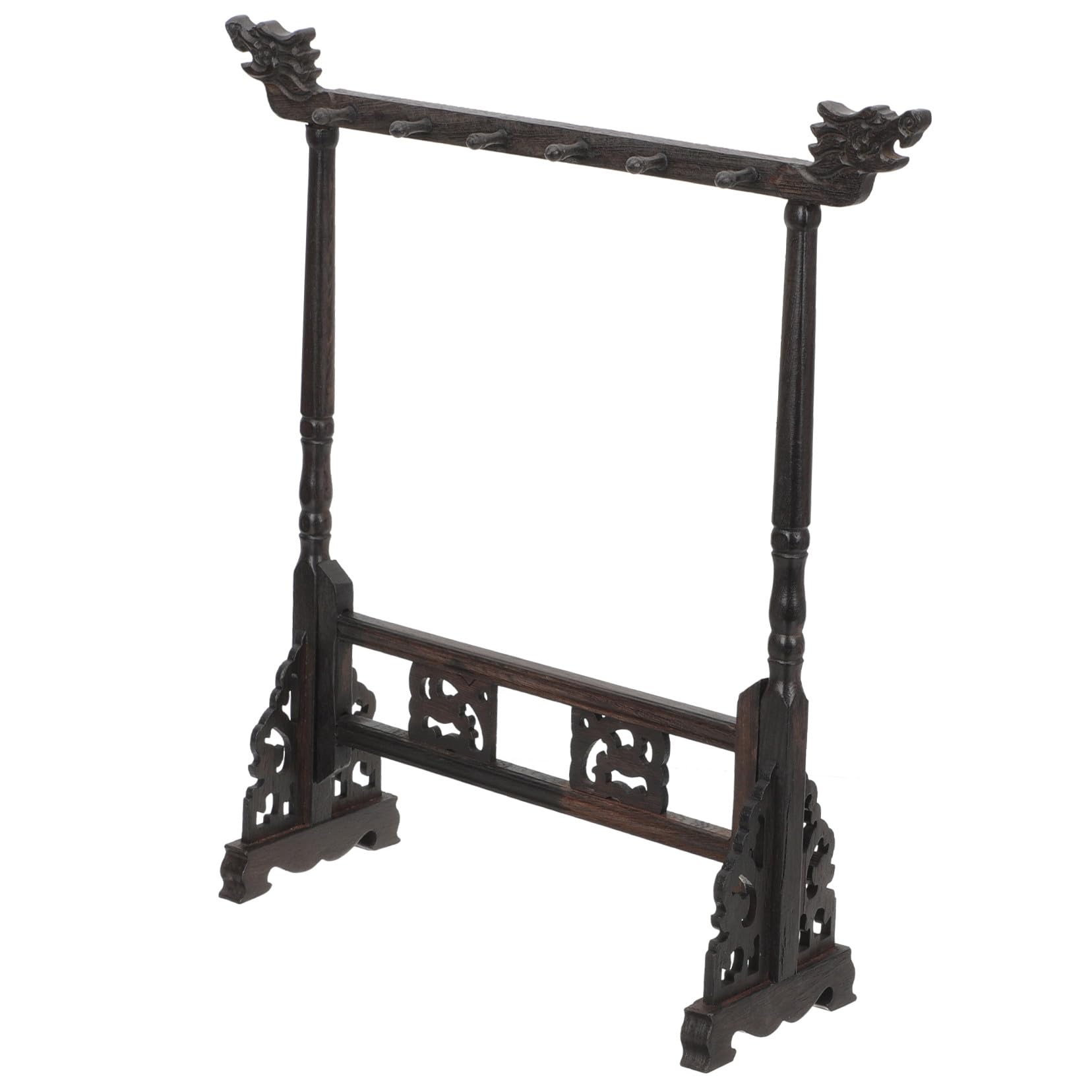 Support pour pinceaux de calligraphie en bois d'aile de poulet rangement bureau