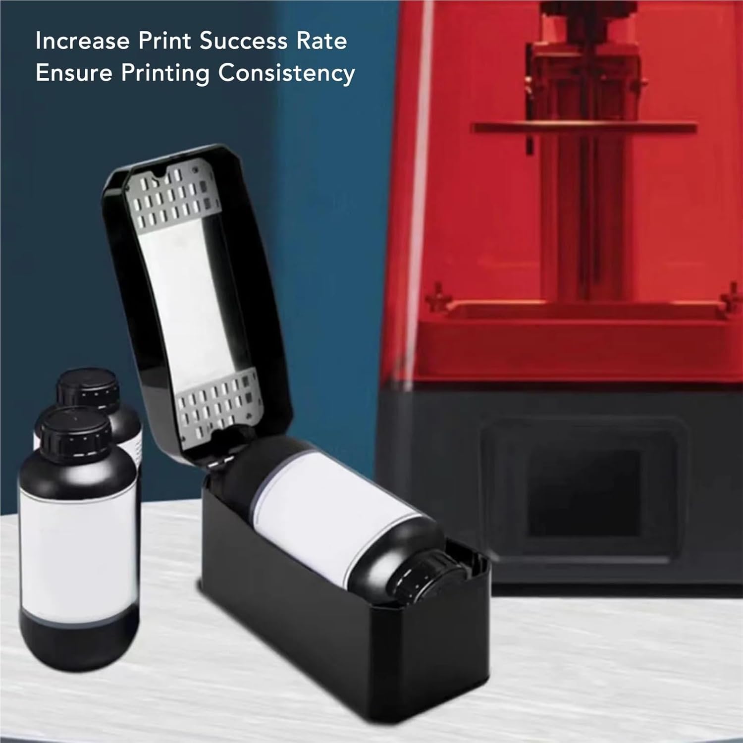 Homogenizer, Homogenizer Photosensitive Resin Mixer with Bidirectional Rolling LED Display and Stirring Mixing Heater,Lab Mixer