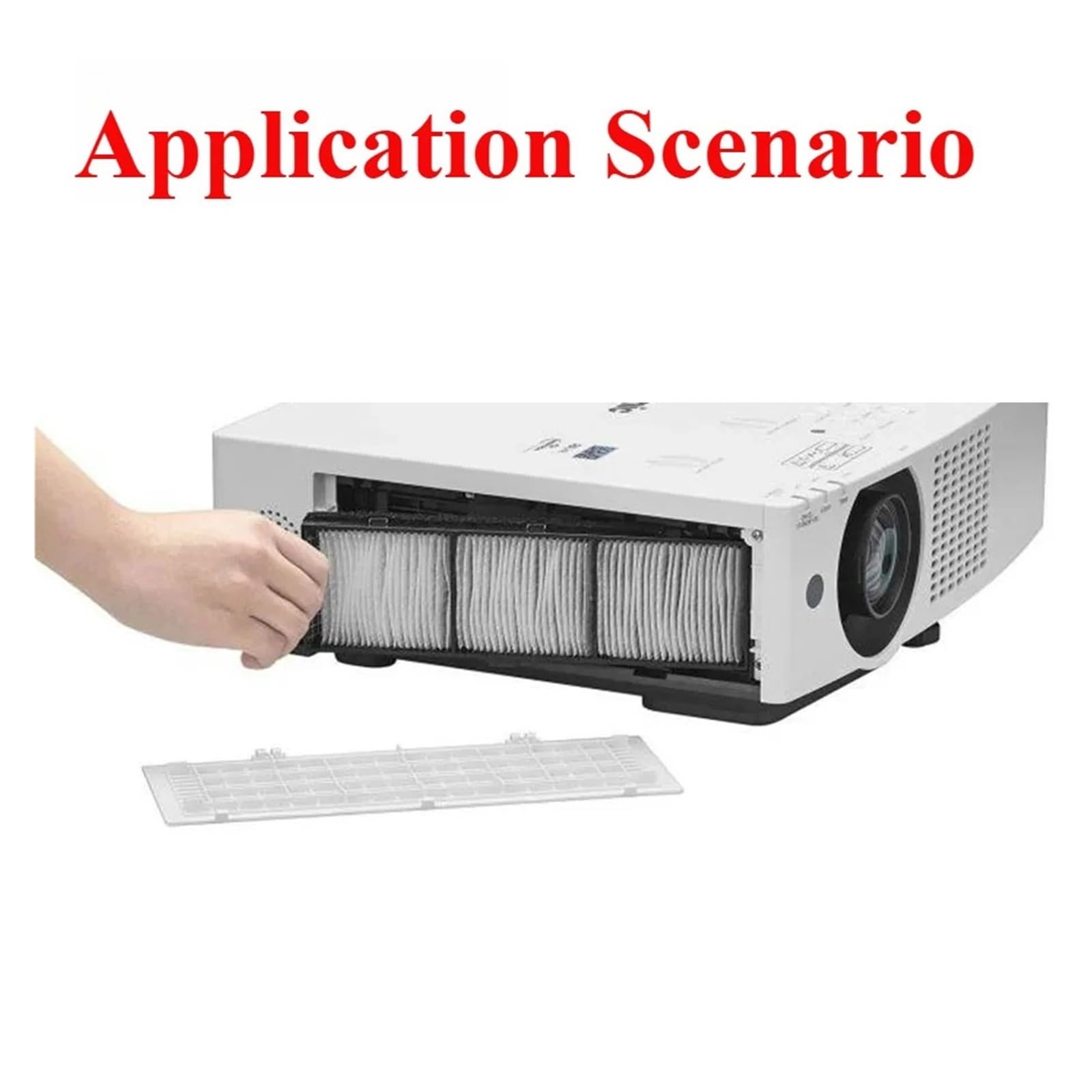 ET-RFV500 Projektor-Luftfilter passend, kompatibel for PANASONIC, PT-VMZ51S-VMZ51-VMZ60-VMZ61-VMZ71