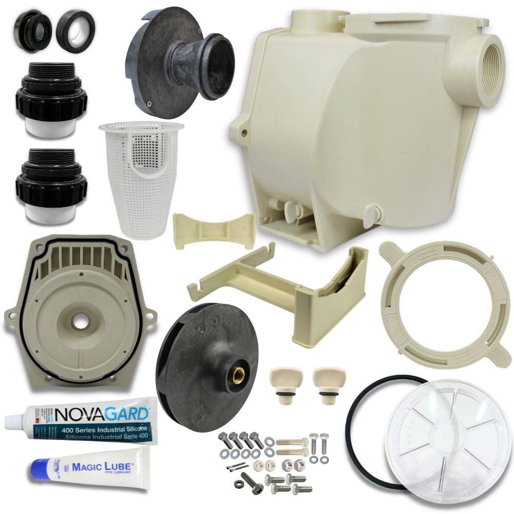 357149 Volute Kit Für WhisperFlo, IntelliFlo Poolpumpen - Inkl. Dichtplatte, Korb, Klemme & Deckel