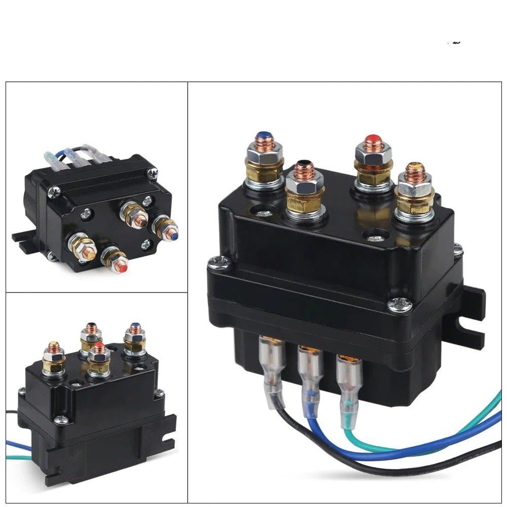Relé De Cabrestante Eléctrico De Latón ABS, Impermeable, Integrado, 12V/24V, 250A, Adecuado Para Automóviles, Vehículos Todoterreno Y SUV