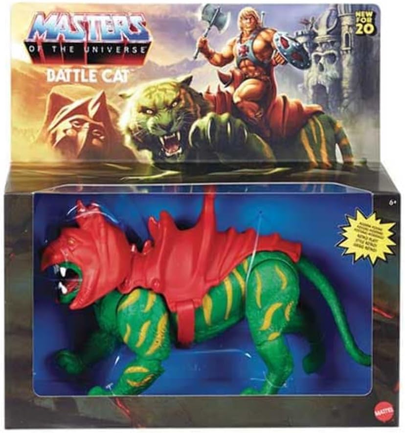 Masters of the Universe Origins New for 20 inch Battle Cat โ modern design! Retro game!