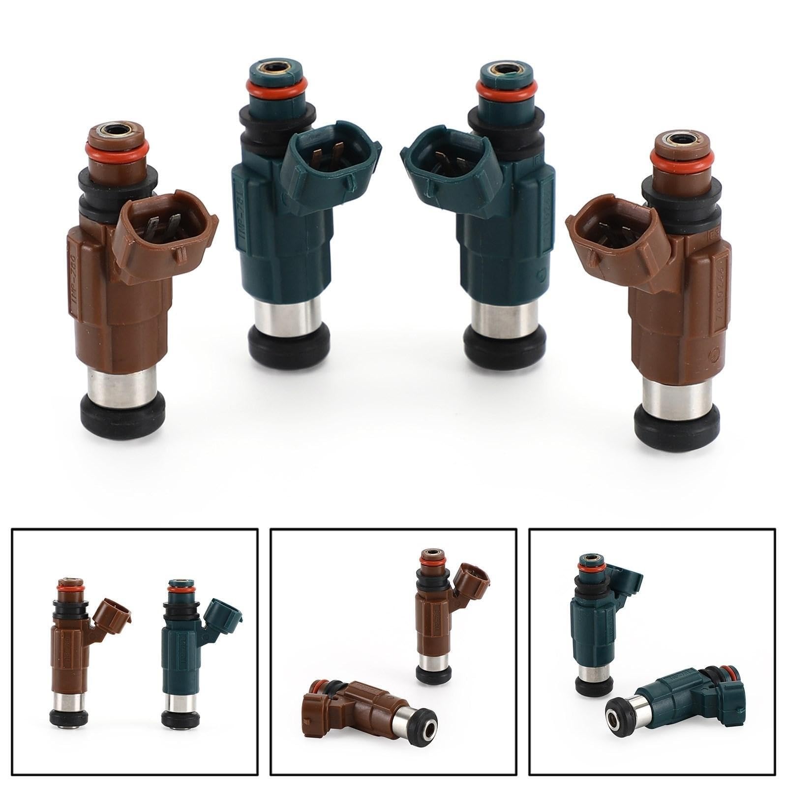 Genérico Boquilla del inyector del Coche 4 Uds inyectores de Combustible Aptos para Mazda para Protege 1,8/2.0L 1999 2000 20001 2002 Coche Mantenimiento