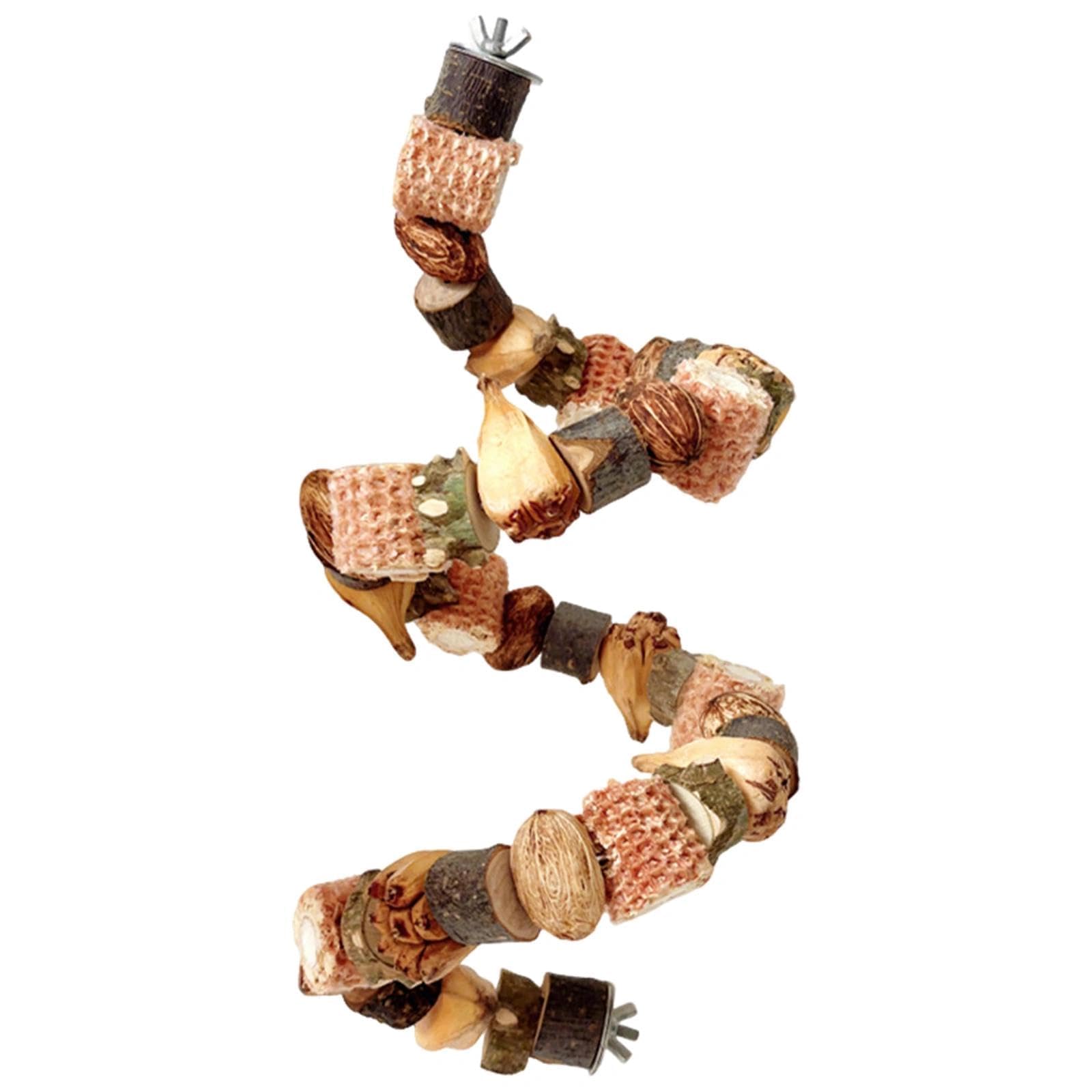 50 CM Trespolo per Pappagalli Giochi Pappagalli Accessori Pappagallini Giochi e Trespolo Posatoi Pappagallini per Parrocchetti Calopsite Cocorite Inseparabili Uccelli Medie Dimensioni
