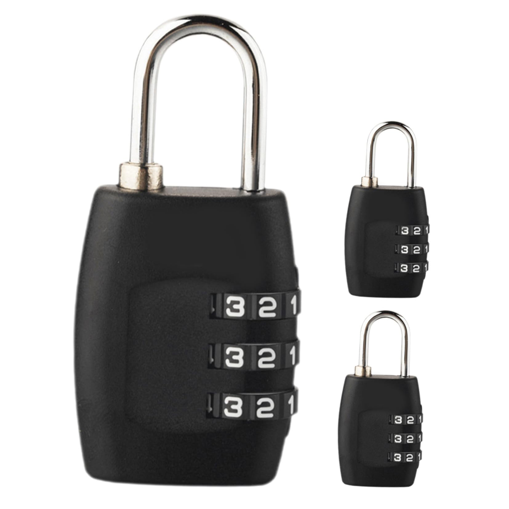 Angoily 15pezzi Lucchetti Combinazione Per Valigie Serrature Per Bagagli Zaini e Borse Facili Da Usare Chiave Design Elegante e Pratico Per Viaggi e Attività Quotidiane