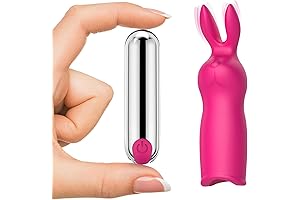 Conejito Vibrador de Cabeza con 10 Vibraciones Potentes Masajeador Personal para Estimulación...