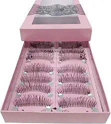 Caixa Com 10 Pares De CíLios PostiçOs Efeito Natural -(4P22)