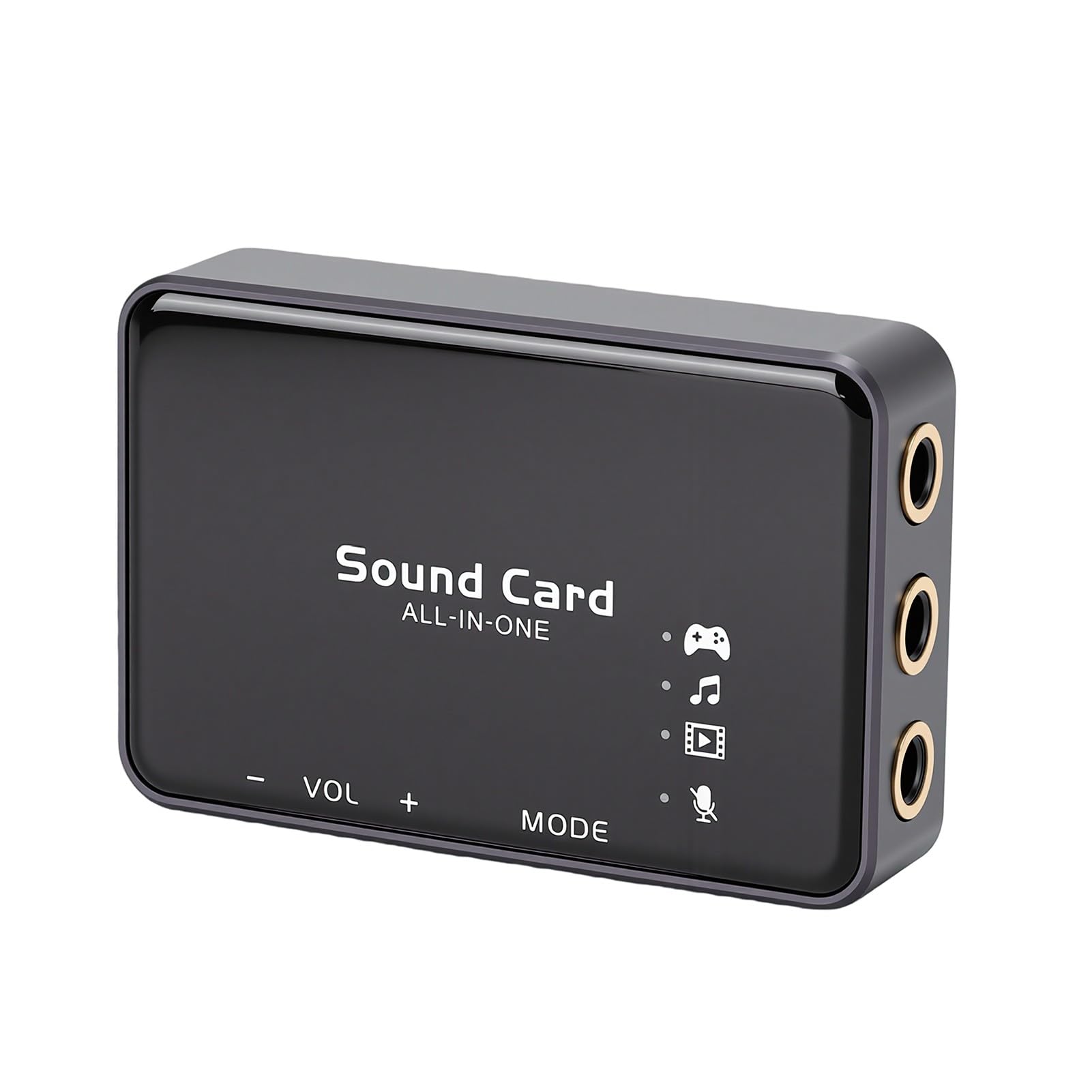 Jectse USB 7.1 Surround Soundkarte, Externe Audio Adapter 192 kHz 32 Bit 3,5 Mm Schnittstelle, for PC Laptop