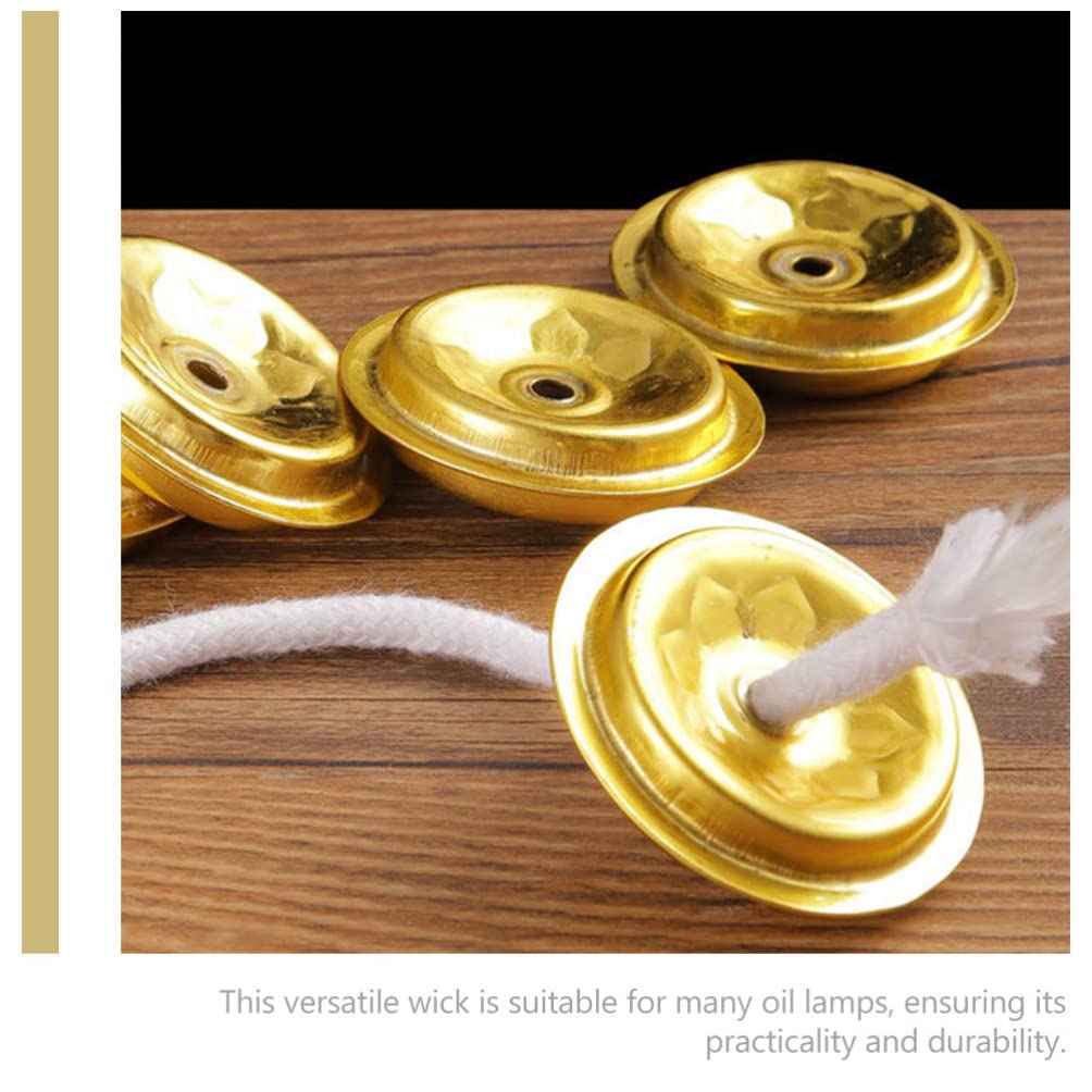 6 Supporti Stoppino Per Lampade Ad Olio - Design Loto - Per Cerimonie Buddiste E Decorazione Casa - Foto 13