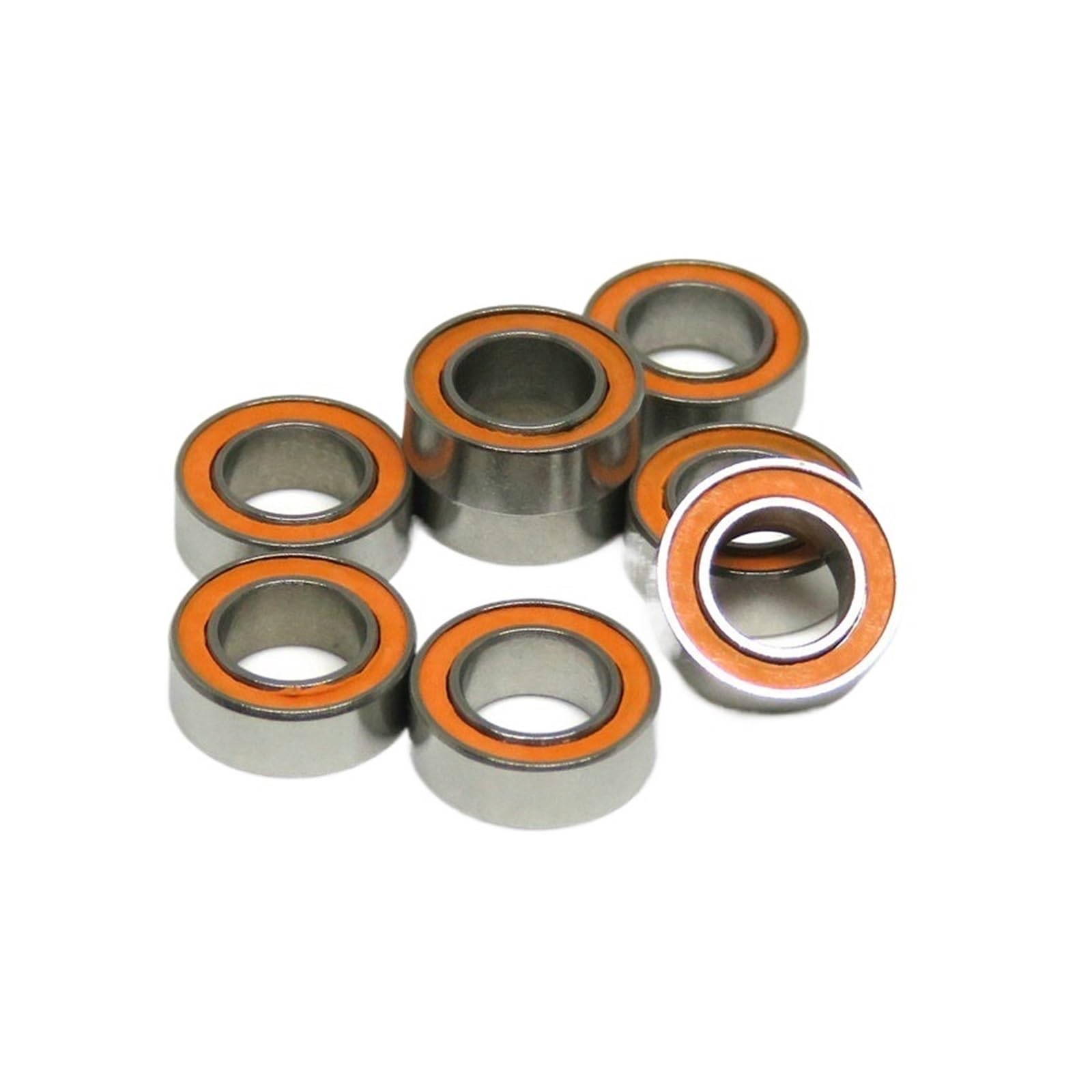 NOBIRTBSA 10pcs SMR104C 2RS 4x10x4mm ABEC7 Hybrid Ceramic Bearing MR104 SMR104 RS 2OS Small Si3N4 Ceramic Ball Fishing Reel Bearing(SMR104C-2OS 4x10x4mm)
