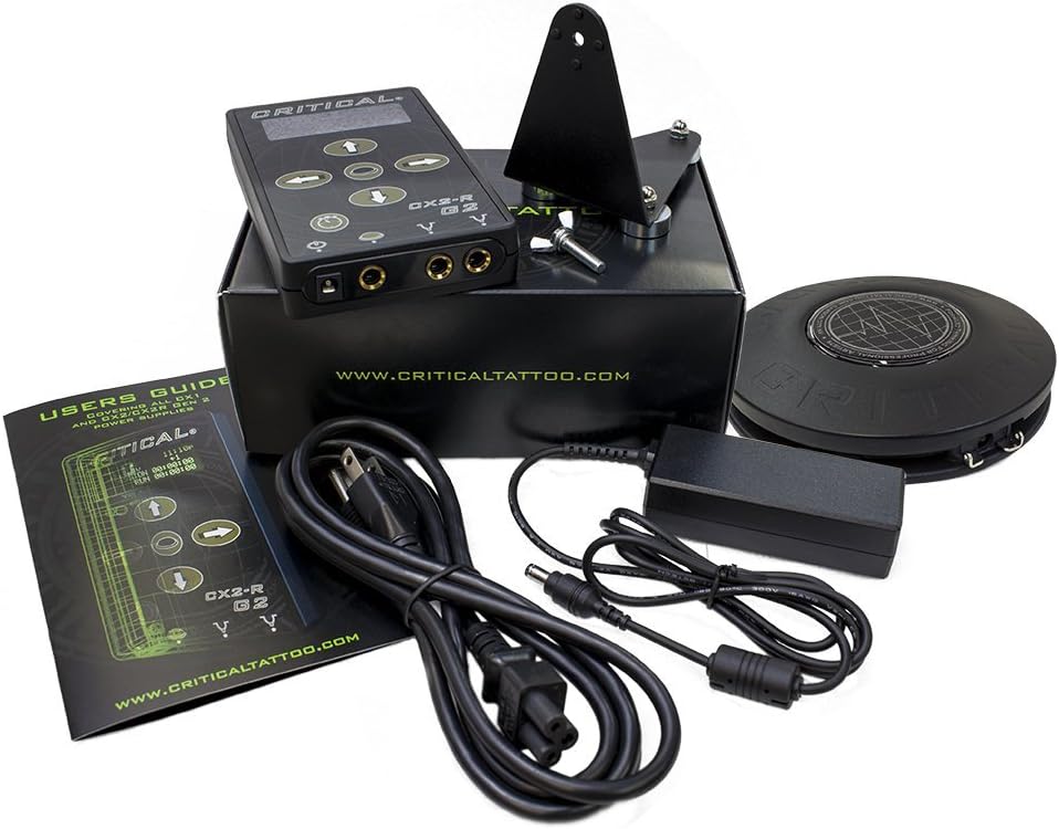Critical tattoo power supply (CX2R-G2) and NEW Wireless Pedal Combo